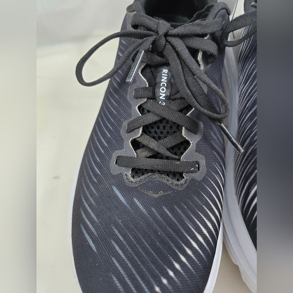 HOKA Black and White Running Shoes Size 8.5B One One - Picture 3 of 16